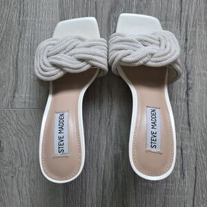 Steve Madden Womens Applaud Knotted Pearl